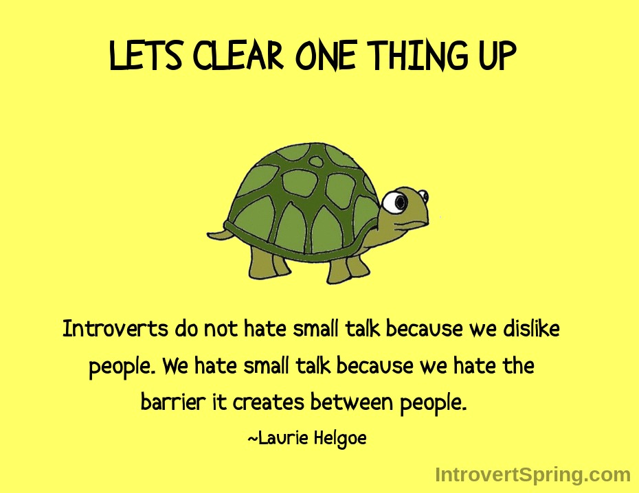 Why Introverts Hate Small Talk - Introvert Spring