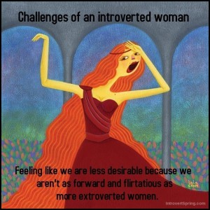 introverted women