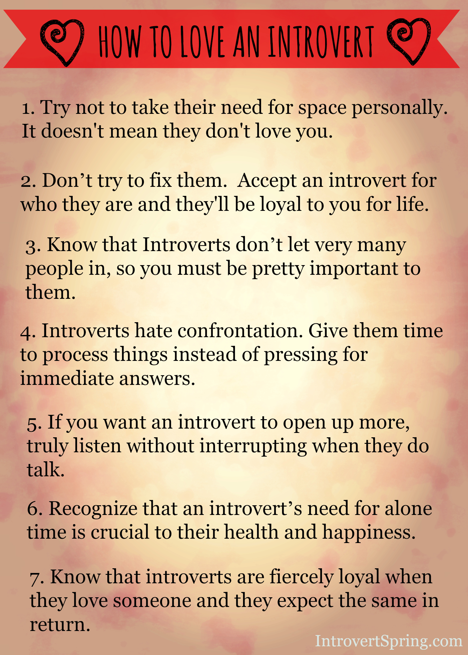 How To Love An Introvert