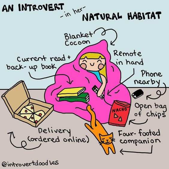 introvert natural habit @introvertdoodles