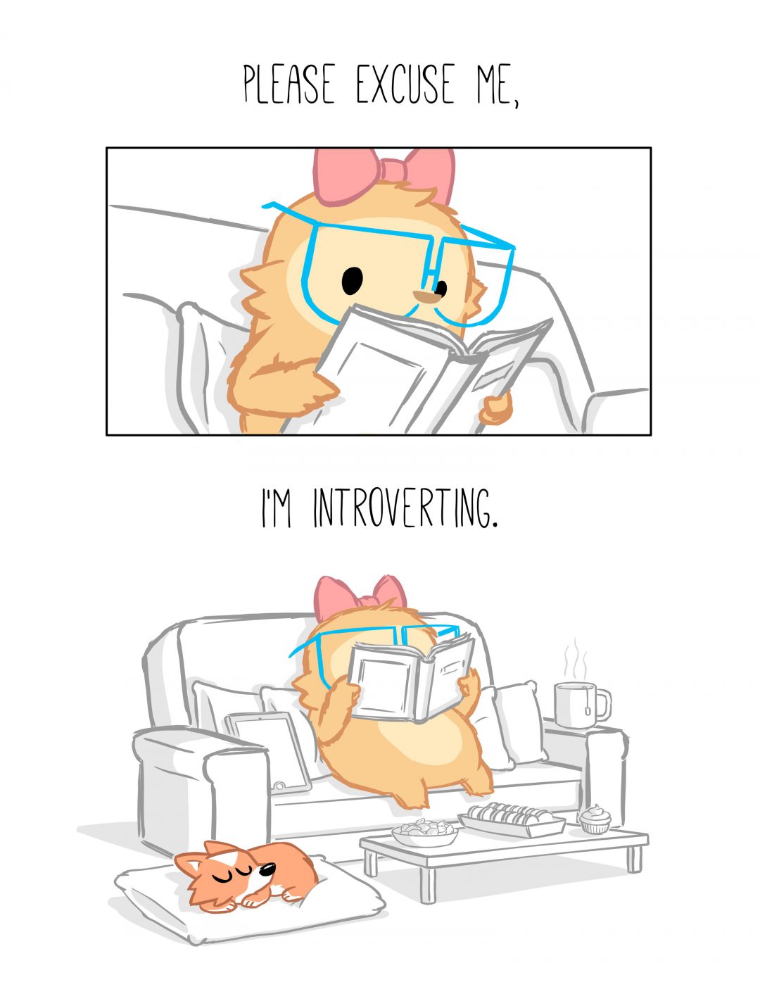 Adorable Comics For Ambitious But Lazy Introverts - Introvert Spring